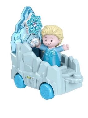 Fisher-Price Little People Disney Princess Frozen Elsa Parade Float EUC